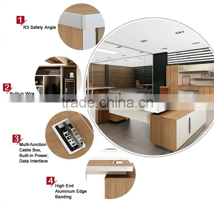 Elegant Designed Manager Table Executive Office Table Specifications BS-D2810