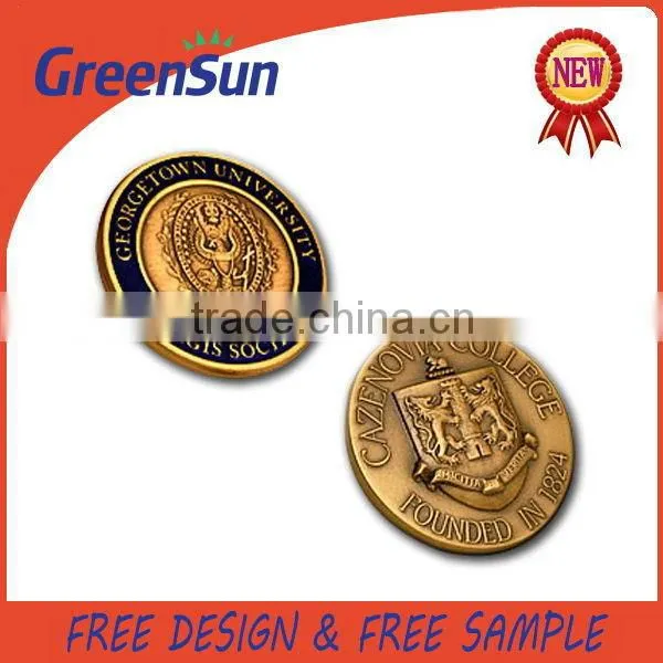 Supreme Quality commemorative gifts metal badge pin emblem
