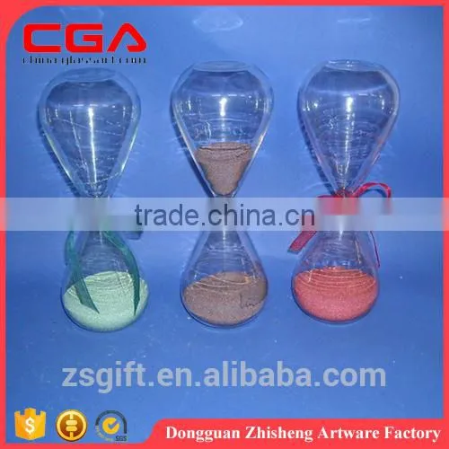 Chinese factory faddish wholesale glass sand timer for home decoration