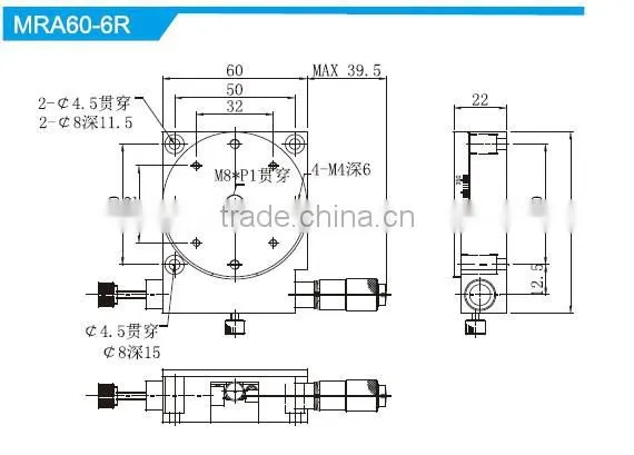 microscpoe stage /right hand revolving stage /Manual Precision Rotary Stage