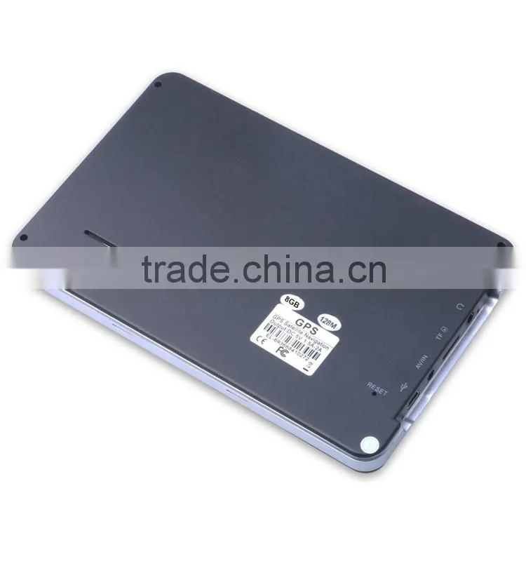 HD 800*480 BT&AV IN 8GB DDR 128M Load Free Newest 3D Map 7inch GPS Navigator
