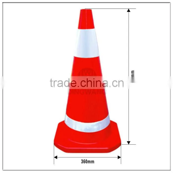 Sunproof waterproof rubber traffic safety cone