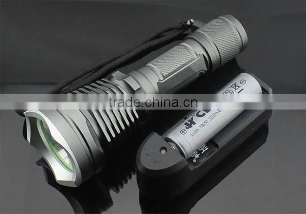 1150 10W 500 lumens Mini XML T6 High Power Torch 18650 Aluminum Rechargeable Flashlight