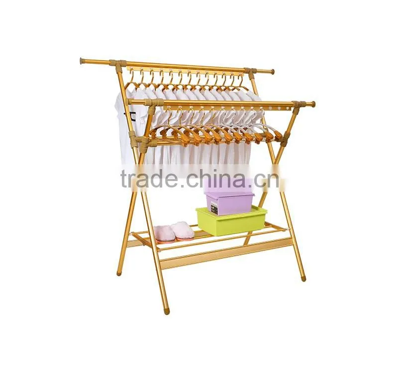 Clothes Airer Folding Stand X Wing Portable Clothes Drying Rack