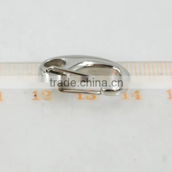 Stainless steel double snap hook Keychain,metal snap hook Keychain