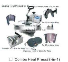 Combo Heat Transfer Machine 8 in 1