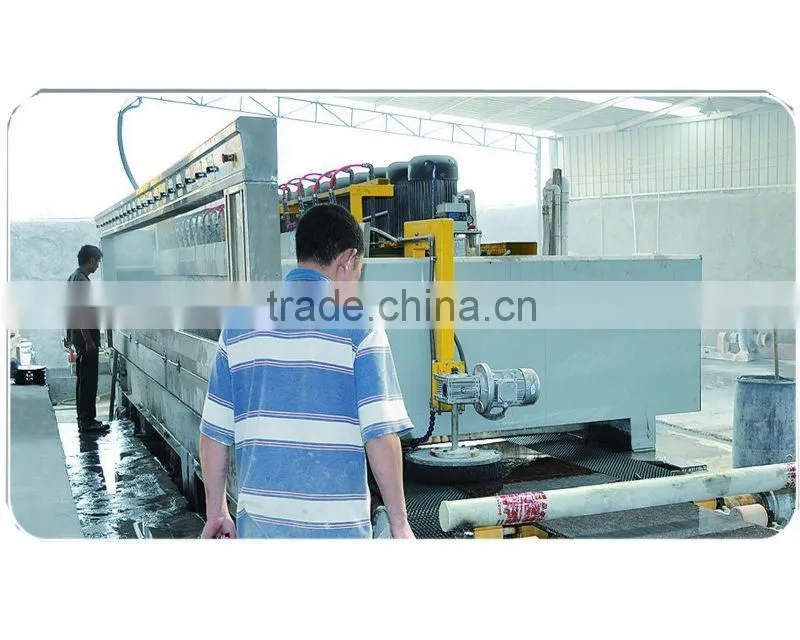 Granite grinding slab machine