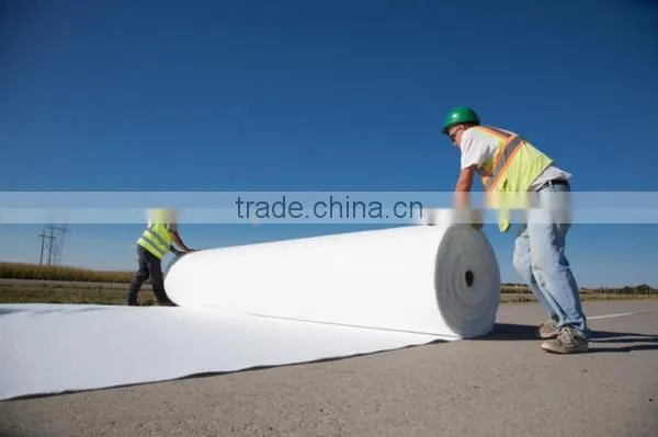 100% polyester nonwoven geotextile for construction