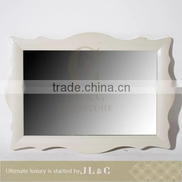 AB03-34 Neoclassic Oval Mirror Dresser Mirror Delicate Sculpture for Luxury Bedroom Sets-JLC Luxury Home Furniture