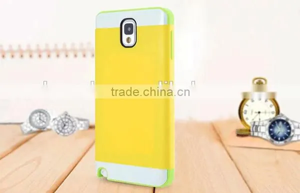 New fashion simple style customized silicone rubber phone cover for samsung galaxy note 3