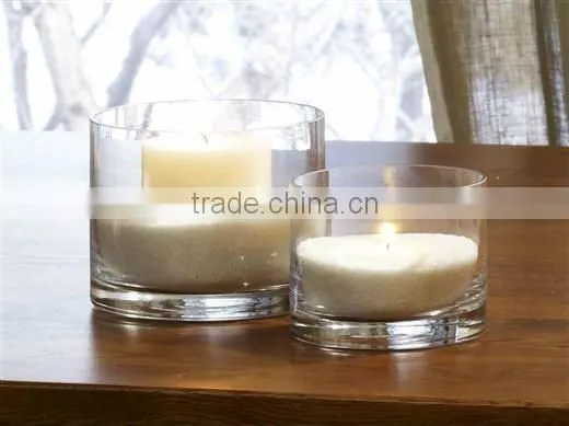 cube glass candle holder