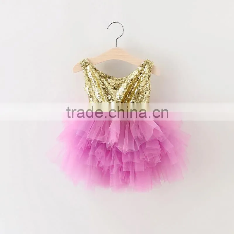 Children Frock Model Baby Girl Wedding Dress Designer One Piece Party Dress