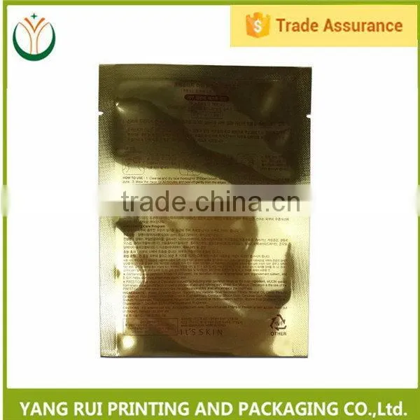 China supplier latest facial mask sheet packaging bag