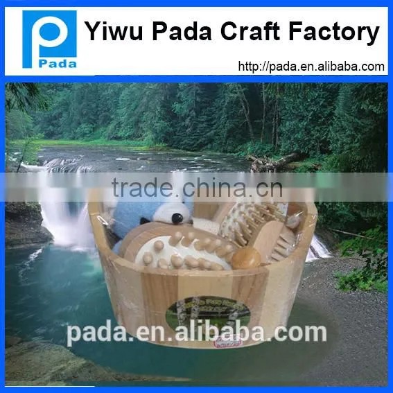 wooden spa Bath Set