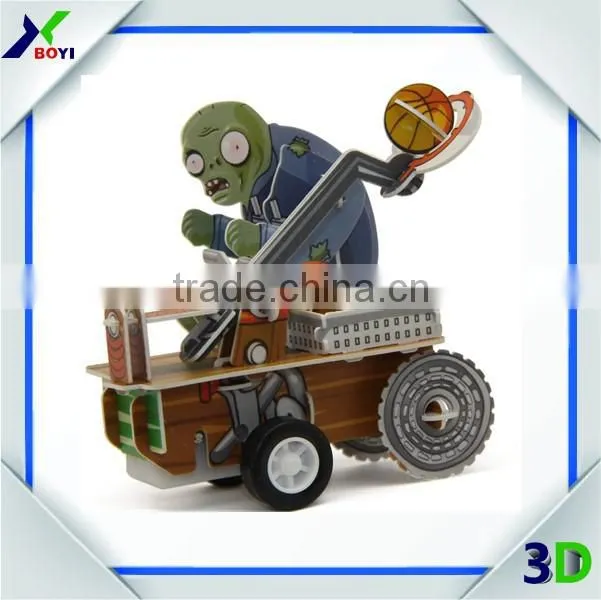 2016 Funny 3D Moveable Helicopter Airplane Model Puzzle