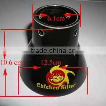 Ceramic Durable BBQ Roaster Manufacturer/Chicken Sitter
