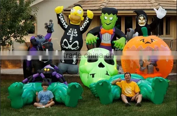 Hot sale Halloween inflatable models/pumpkin costume lighting for decorations/party