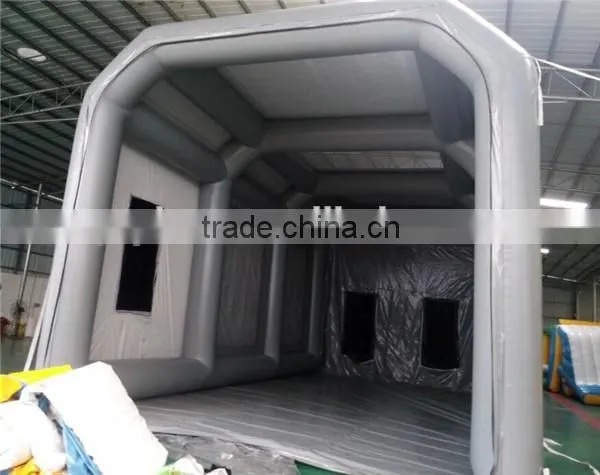 14m giant inflatable spray booth for cars / portable paint booth for garage