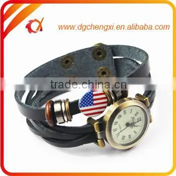 Bracelet wrist watch, Vintage love watches, Genuine leather watch