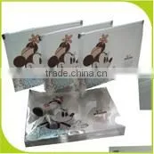 custom logo design pvc clip folder,bone folder