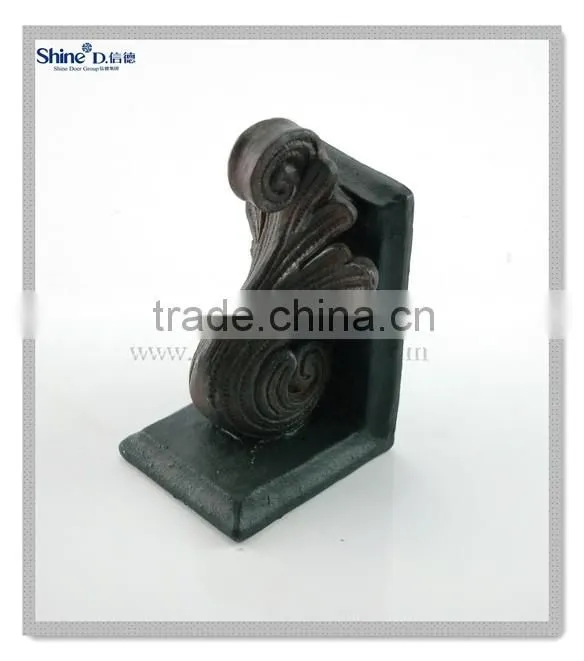 polyresin mini custom nautical flower bookends adjustable cute stone design bookends