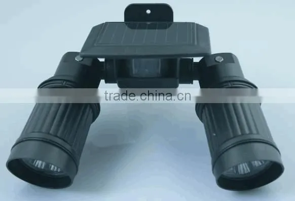 14 LED Motion sensor activated detection stelescope solar security light