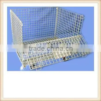 Metal stackable storage pallet cage manufacturer for sale