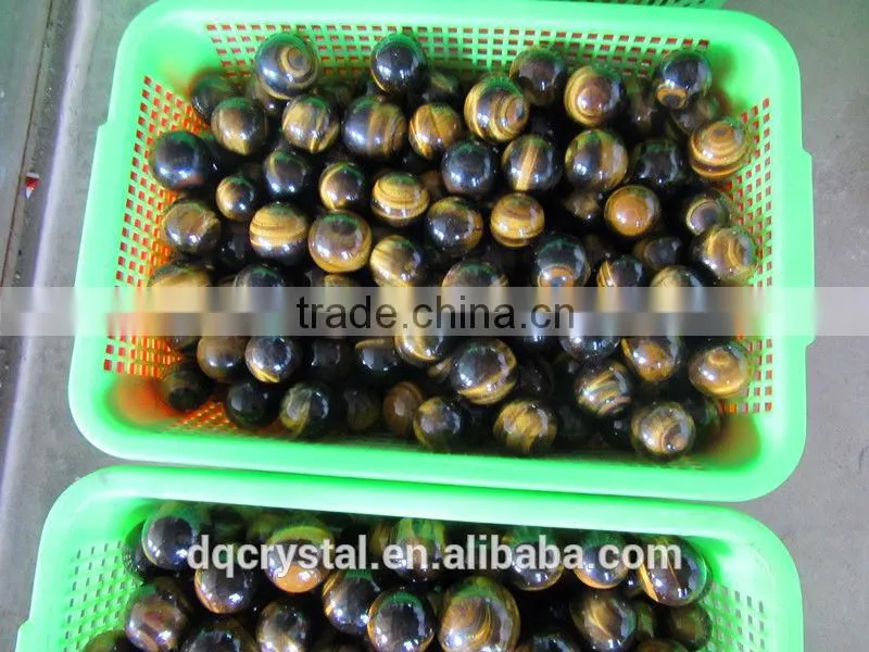 New promoted 100% pure natural tiger eye ball for Home Decoration
