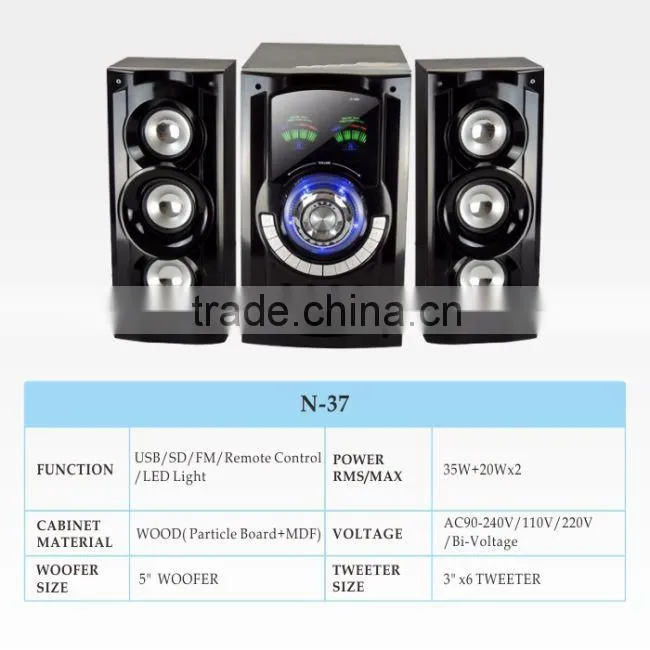 2014 new products classic electronic equipment hifi real sound speakers made in China N-33