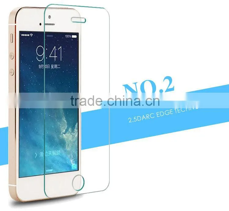 9h hardness tempered glass screen film for iphone se screen protector Paypal