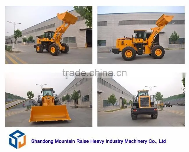 New farm equipment 5tons wheel loader with 3cbm bucket zl50