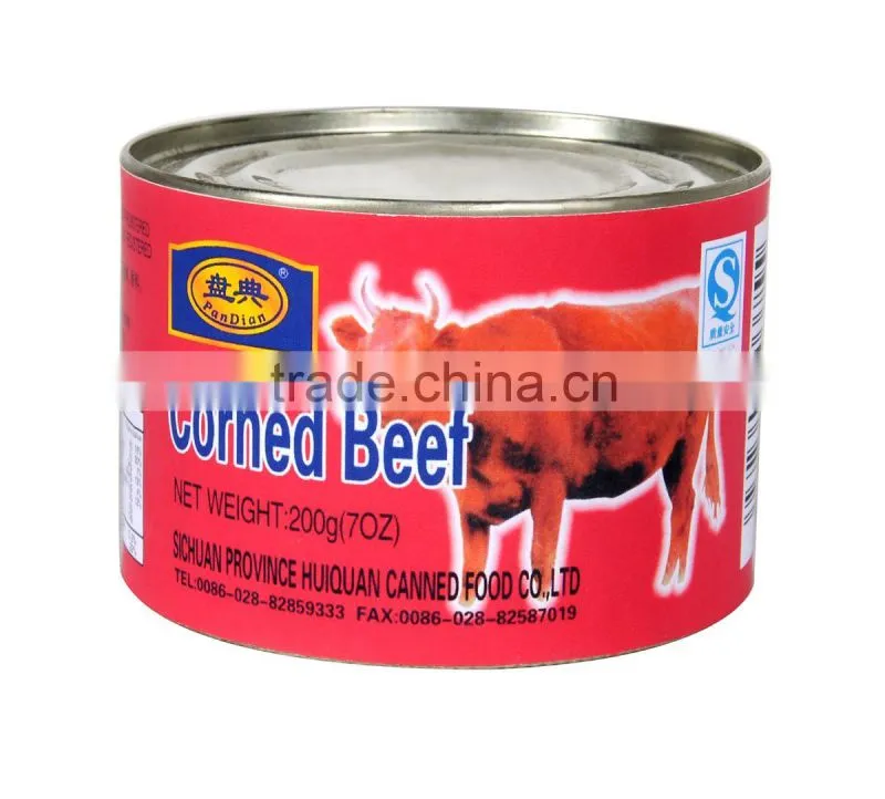 340g Canned Corned Beef,salt beef,corned meat,what is salt beef