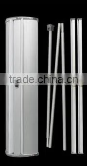 New style model 19 double sided roll up advertising stand, aluminum standing roll up display