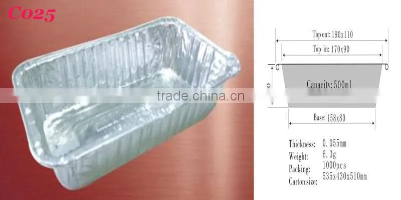 Carry-out Aluminium Container C025