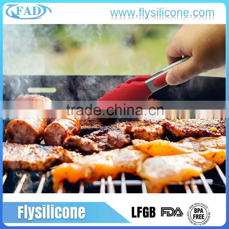 Non-stick Home & Garden Kitchen Tools Silicone Spatula BBQ Tong