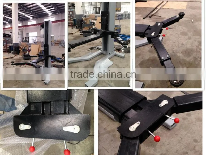 JUNHV JH-M2500 2.5T Movable Single Post Lift with CE
