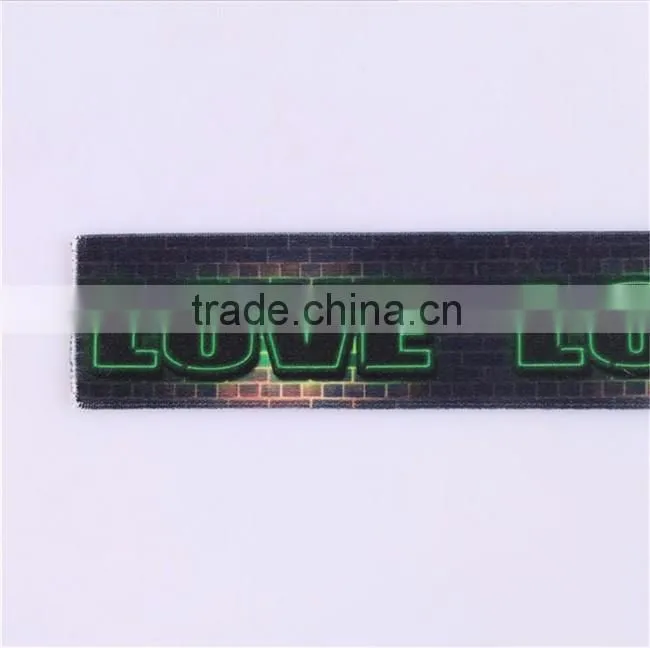 China Suppliers 3.5cm Customized Jacquard Elastic Tape for Mens Underwear