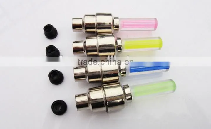 new Fashion Bieycle Wheel Safety LED Light for Tire Valve Caps