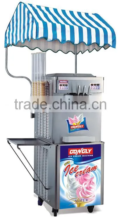 Hot sale chinese ice cream machine / snow ice cream machine / soft ice cream machine for sale