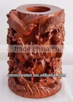 Affordable 4th axis cnc router of best price with CE,ISO certification engraving pillar