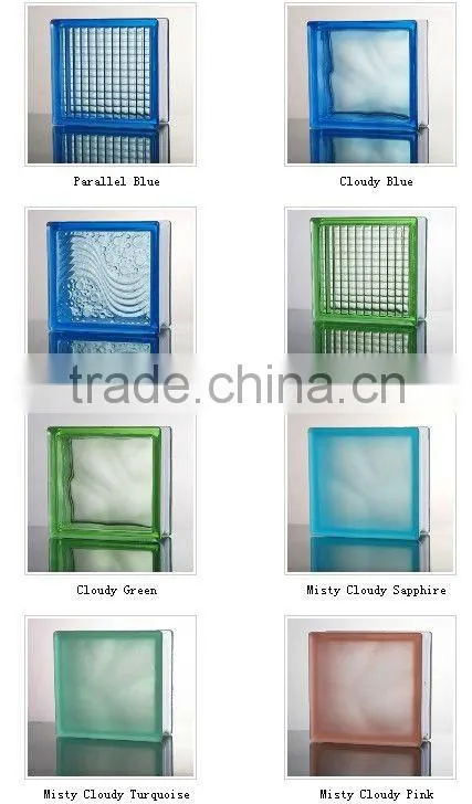 blue glass block