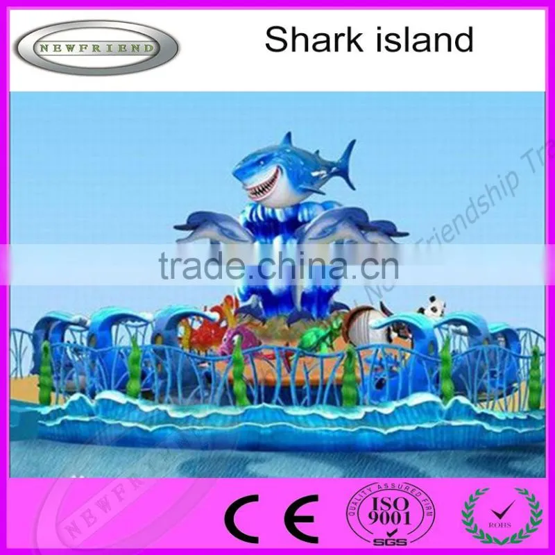 Manufacturer China Amusement Rides Water Kids Game Fight Shark Island For Sale