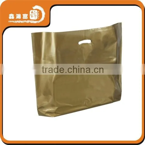 custom shopping printing packaging plastic bag flexiloop handle