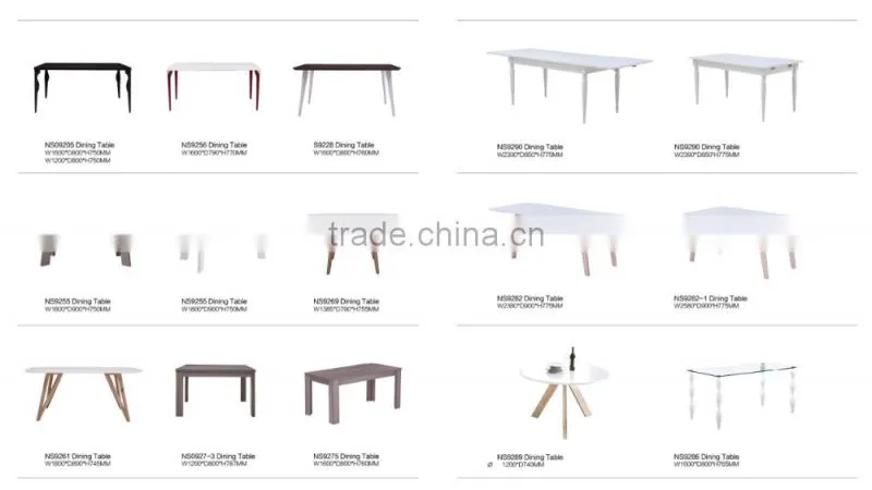 China Factory Dining Room Extendable Dining Table