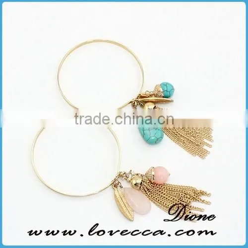 High Quality+In stock+Small MOQ Gold plating pearl charm bracelet