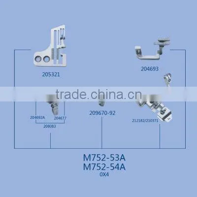 M752-53A/54A Gauge Set for Pegasus M700 sewing machine part