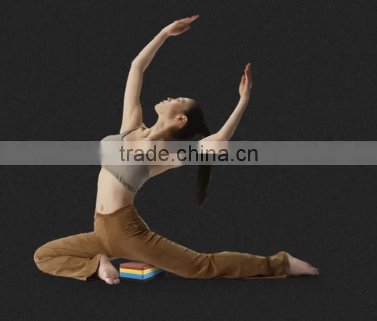 High Quality 4 Colors Yoga Block Practice Fitness Gym Sport Tool Yoga Block Brick Foaming Foam Home Exercise