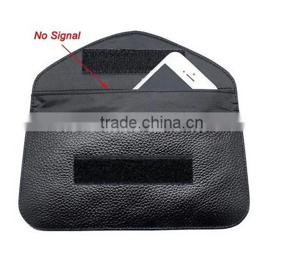 Custom new design anti-radiation rfid pouch case for cell phones