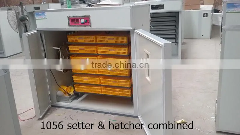 1000 chicken eggs incubator for sale combined setter and hatcher