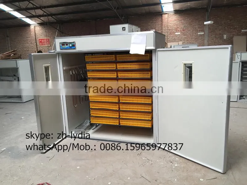 new type 3168 chicken incubator with CE,setter&hatcher combined egg incubator from lydia